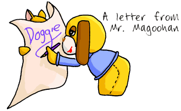 A letter from Mr. Magoohan