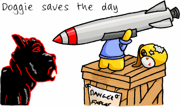 Doggie saves the day